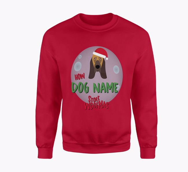 Dog Stole Christmas: Personalised {breedFullName} Adult Sweater